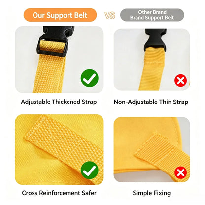 👶2026NEW-Portable Baby High Chair Harness, Adjustable Feeding Safety Seat Belt for Home & Travel