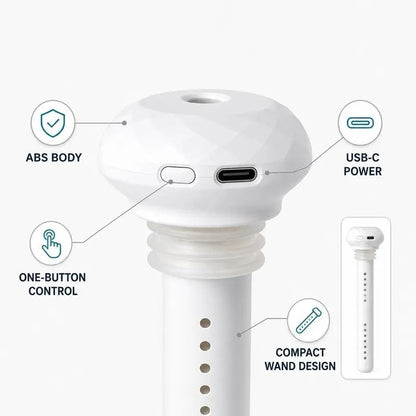 💧LAST DAY SALE 49% OFF-Mini Travel Humidifier – Turn a Water Bottle Into a Personal Humidifier