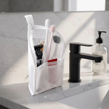 🔥2026NEW✨BUY 1 GET 1 FREE!!!🔥Mesh Zipper Toiletry Storage Pouch - Multi-Pocket Travel Cosmetic Organizer Bag