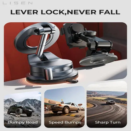 🎁Latest 2026 Upgrade-Ultra-Strong Vacuum Magnetic Phone Mount