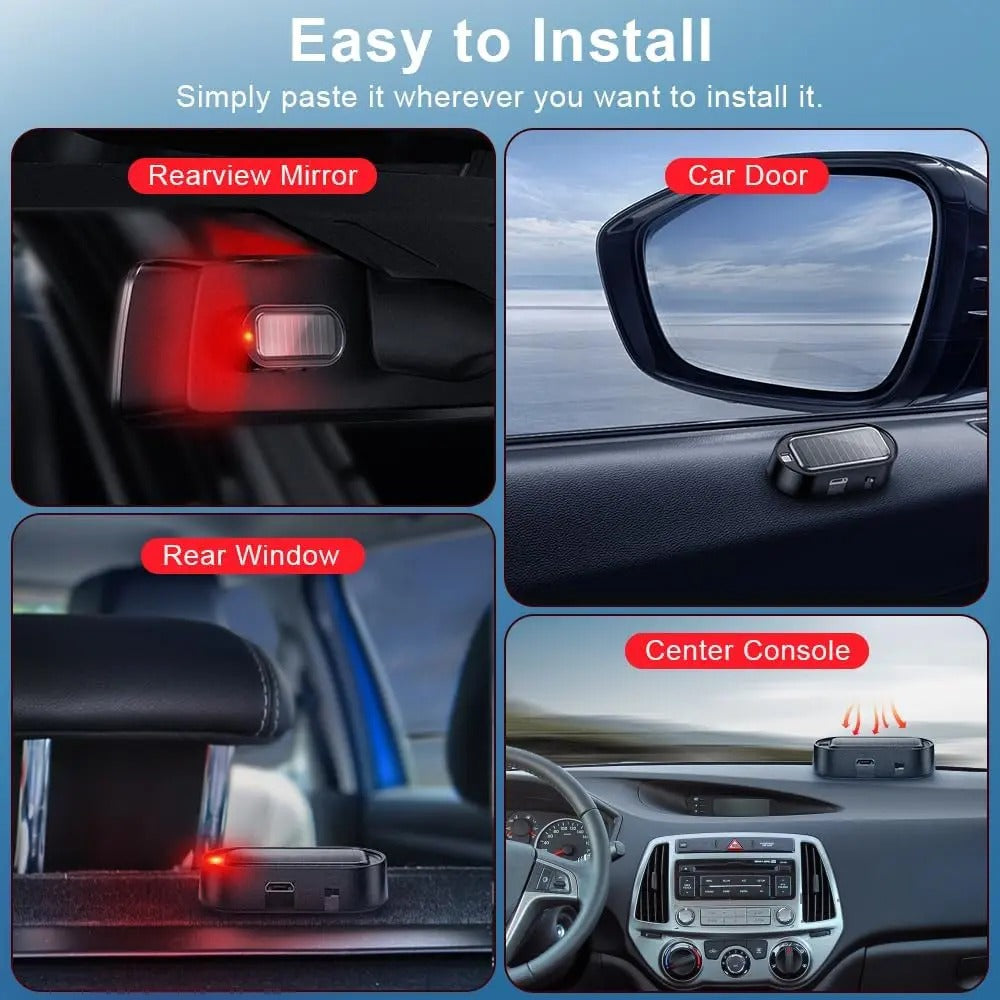 📢📢BUY ONE GET ONE FREE !! ⏰ Solar Anti-Theft LED Flashing Lamp