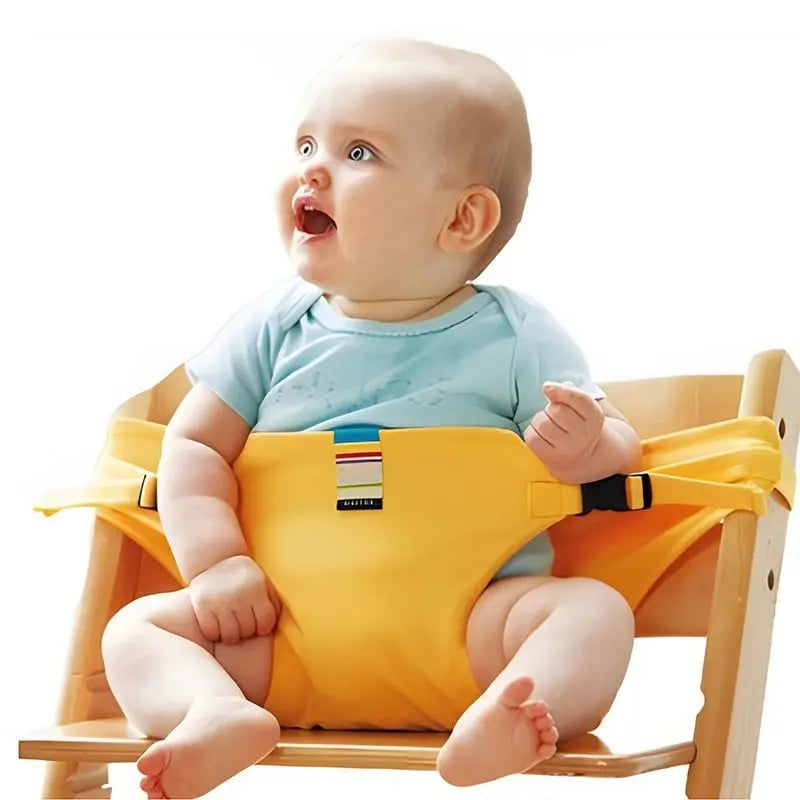 👶2026NEW-Portable Baby High Chair Harness, Adjustable Feeding Safety Seat Belt for Home & Travel