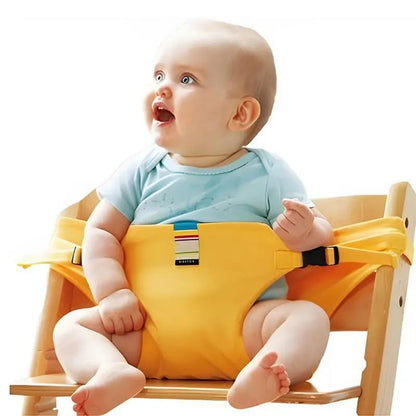 👶2026NEW-Portable Baby High Chair Harness, Adjustable Feeding Safety Seat Belt for Home & Travel