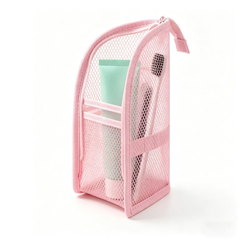 🔥2026NEW✨BUY 1 GET 1 FREE!!!🔥Mesh Zipper Toiletry Storage Pouch - Multi-Pocket Travel Cosmetic Organizer Bag