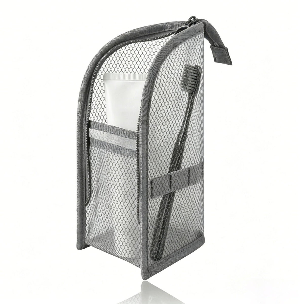 🔥2026NEW✨BUY 1 GET 1 FREE!!!🔥Mesh Zipper Toiletry Storage Pouch - Multi-Pocket Travel Cosmetic Organizer Bag