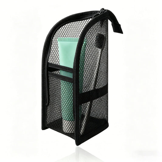 🔥2026NEW✨BUY 1 GET 1 FREE!!!🔥Mesh Zipper Toiletry Storage Pouch - Multi-Pocket Travel Cosmetic Organizer Bag