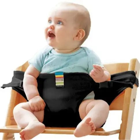 👶2026NEW-Portable Baby High Chair Harness, Adjustable Feeding Safety Seat Belt for Home & Travel