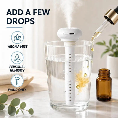 💧LAST DAY SALE 49% OFF-Mini Travel Humidifier – Turn a Water Bottle Into a Personal Humidifier
