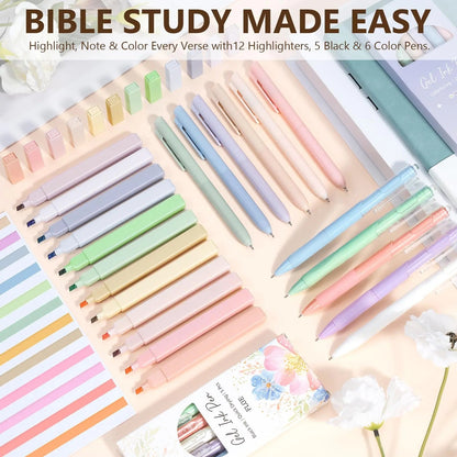 【Your Exclusive Discount】Bible Cover Case for Women Large Bible Bag, Bible Study Supplies Journaling Kit Quilted Church Bag with Handle, Puffer Carrying Case w/Tabs Accessories Easter Mothers Day Christian Gifts for Women Mom