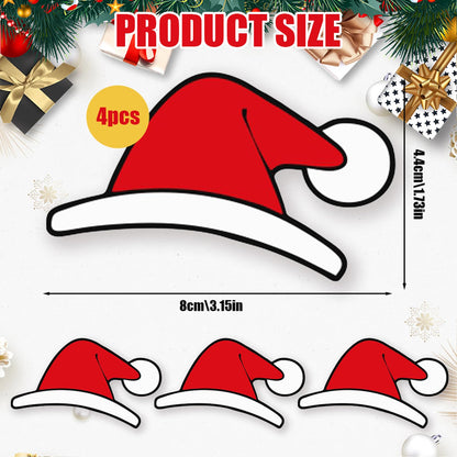 BUY ONE GET ONE FREE!🎄🎁Christmas decoration for car emblems—made of metal, not plastic, and not a sticker!