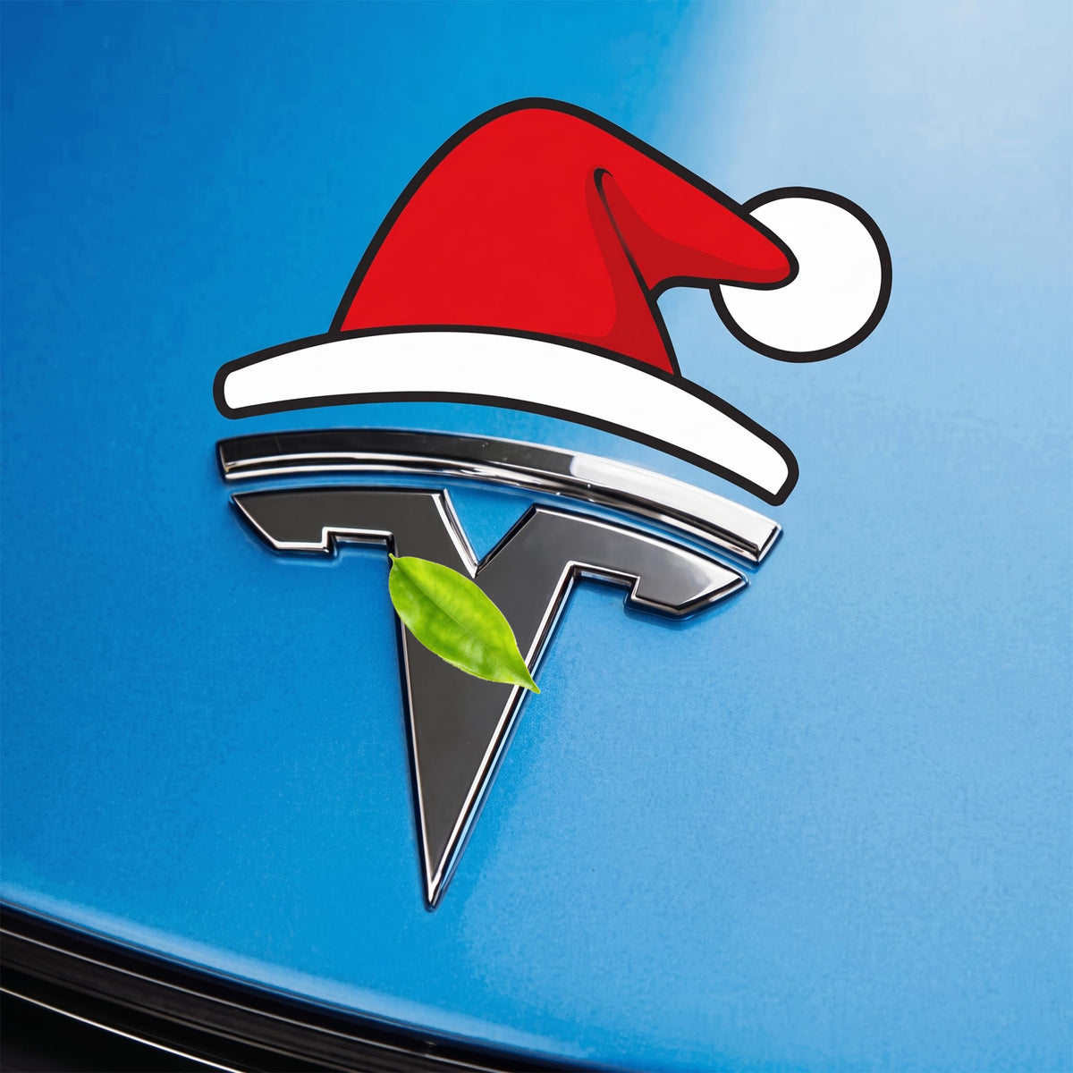 BUY ONE GET ONE FREE!🎄🎁Christmas decoration for car emblems—made of metal, not plastic, and not a sticker!