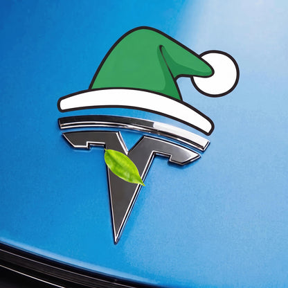 BUY ONE GET ONE FREE!🎄🎁Christmas decoration for car emblems—made of metal, not plastic, and not a sticker!
