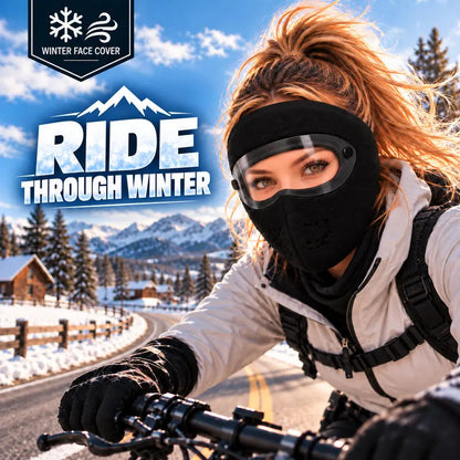 🎄🎁Winter Face Mask with Detachable Goggles, Windproof Thermal Fleece Lined Full Face Cover ❄️