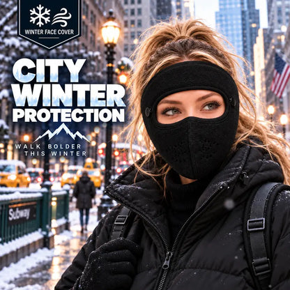 🎄🎁Winter Face Mask with Detachable Goggles, Windproof Thermal Fleece Lined Full Face Cover ❄️